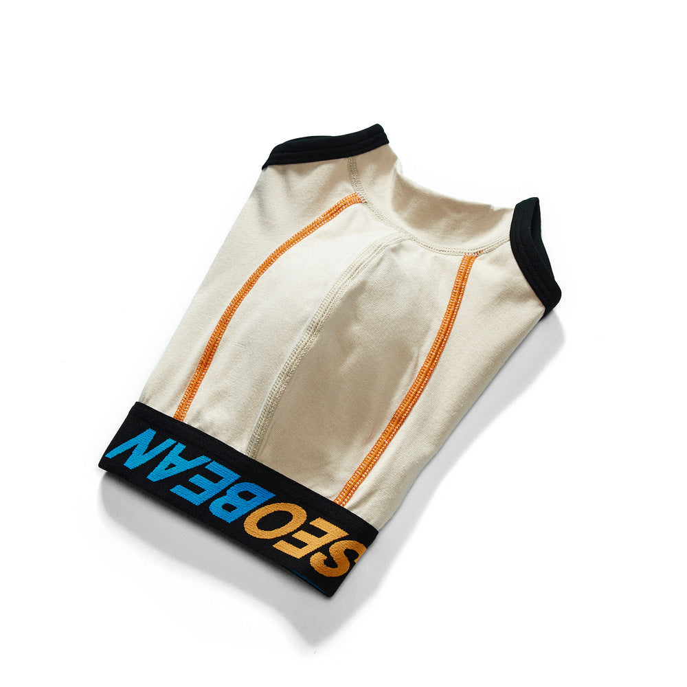 6 pieces SEOBEAN Men's underwear comfortable sweat-wicking boxers men's bump shorts