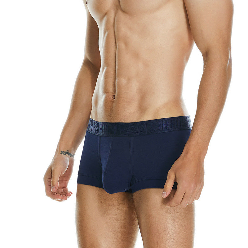 8 pieces SEOBEAN Men's underwear comfortable sweat-wicking boxers men's bump shorts