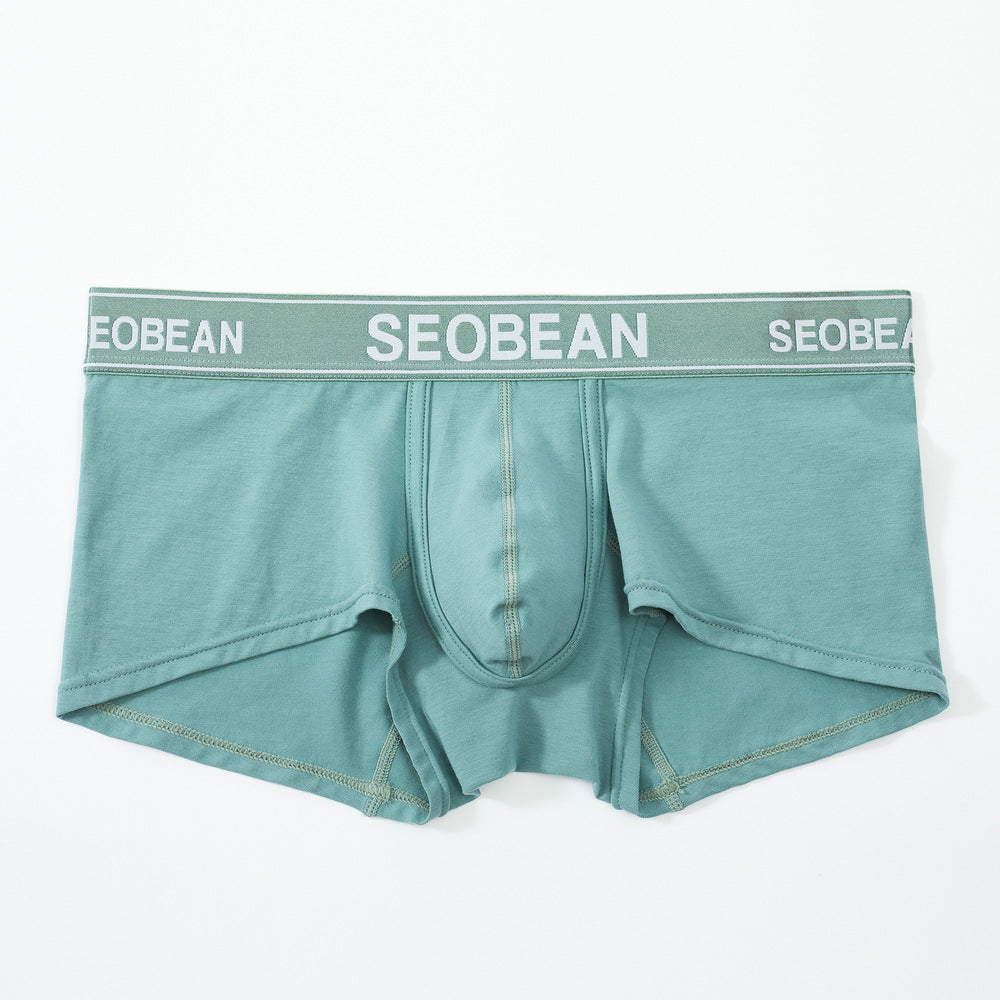 6 pieces SEOBEAN Men's underwear comfortable sweat-wicking boxers men's bump shorts