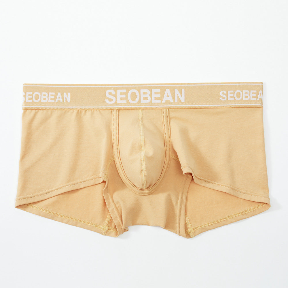 6 pieces SEOBEAN Men's underwear comfortable sweat-wicking boxers men's bump shorts