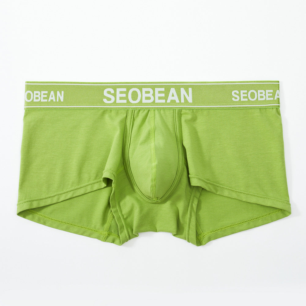 6 pieces SEOBEAN Men's underwear comfortable sweat-wicking boxers men's bump shorts
