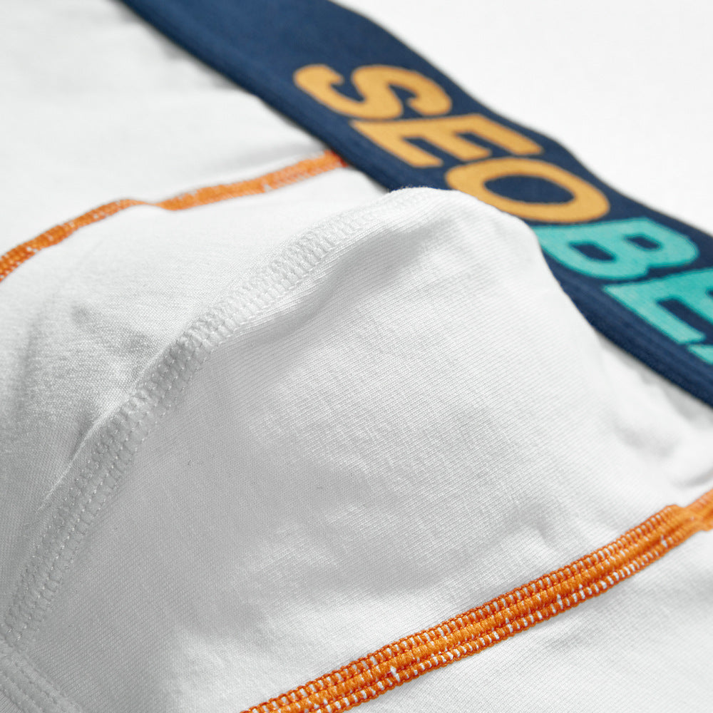 6 pieces SEOBEAN Men's underwear comfortable sweat-wicking boxers men's bump shorts