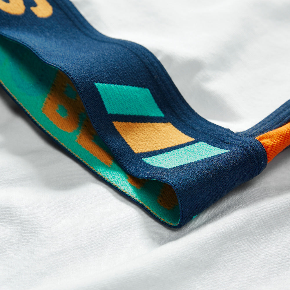 6 pieces SEOBEAN Men's underwear comfortable sweat-wicking boxers men's bump shorts