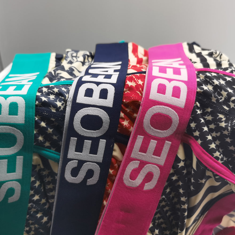 3-Pack SEOBEAN Statue of Liberty  Men's Low Waist Printed Dragon Boxer Briefs U-Shaped Comfortable Lightweight Fashion Innerwear