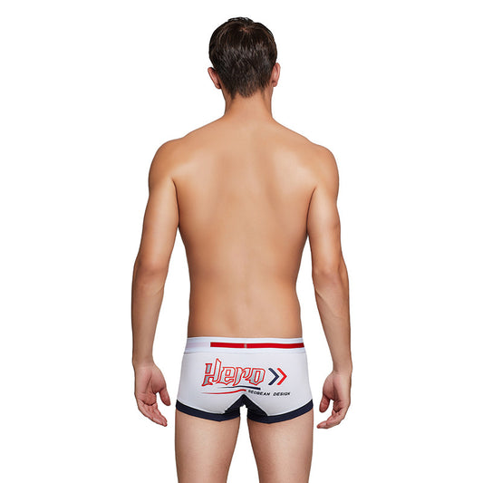 3 pieces SEOBEAN Men's cotton underwear comfortable sweat-wicking boxers men's bump shorts