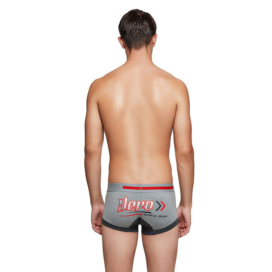 3 pieces SEOBEAN Men's cotton underwear comfortable sweat-wicking boxers men's bump shorts