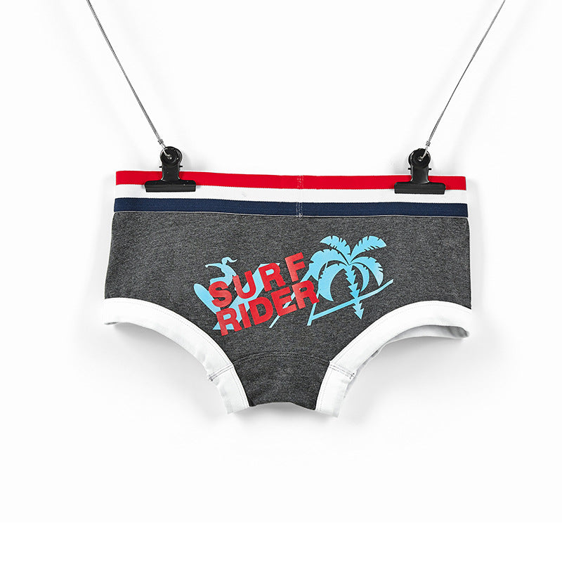 5 pieces SEOBEAN Men's underwear comfortable sweat-wicking boxers men's bump shorts