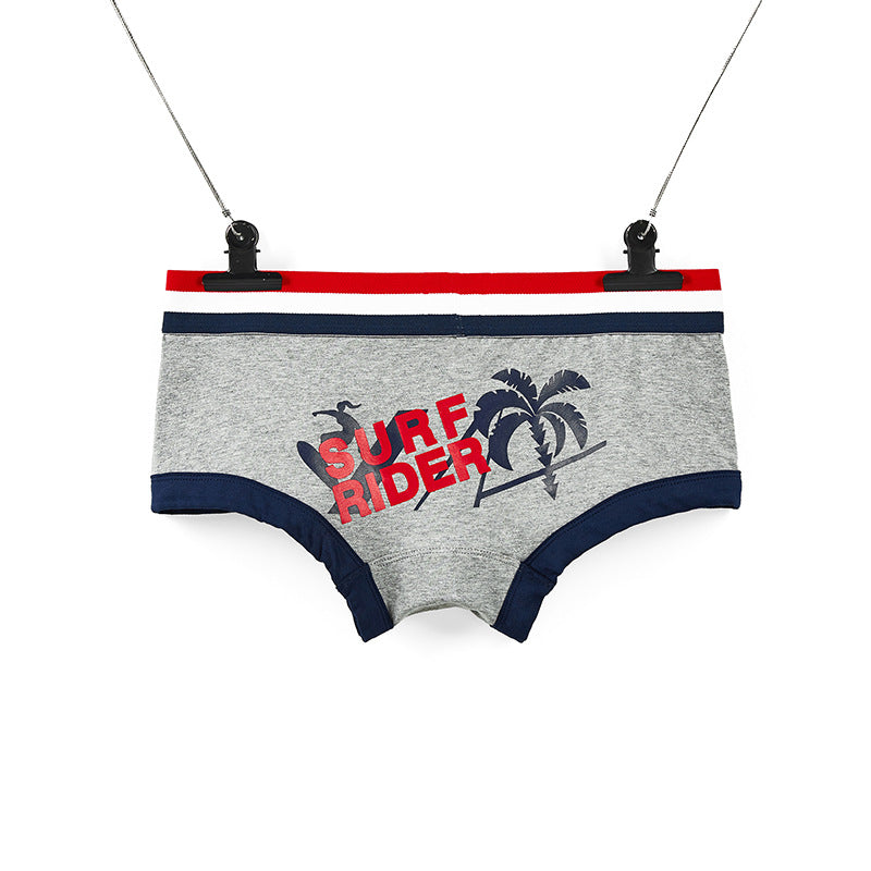 5 pieces SEOBEAN Men's underwear comfortable sweat-wicking boxers men's bump shorts